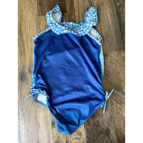 Vintage Dora the Explorer One Piece Swimsuit w/ Cover Up Wrap Girls 5T - Picture 4 of 9